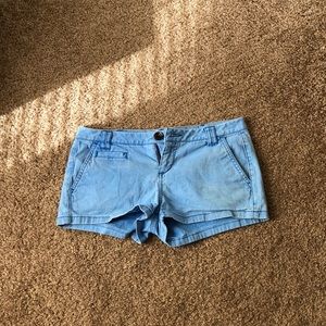 Blue khaki Express shorts